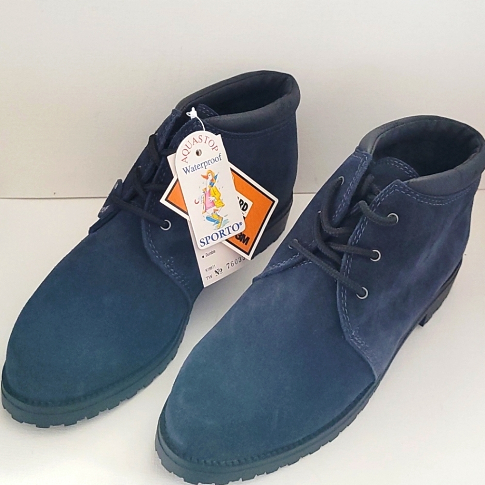 Sporto Waterproof Suade Ankle Boots NWT